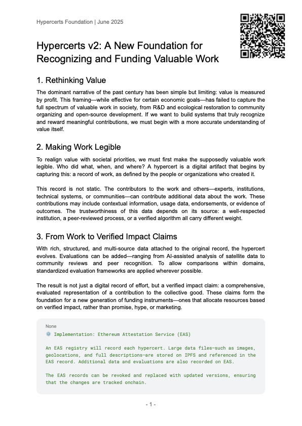 Hypercerts For Nature Gitcoin Round